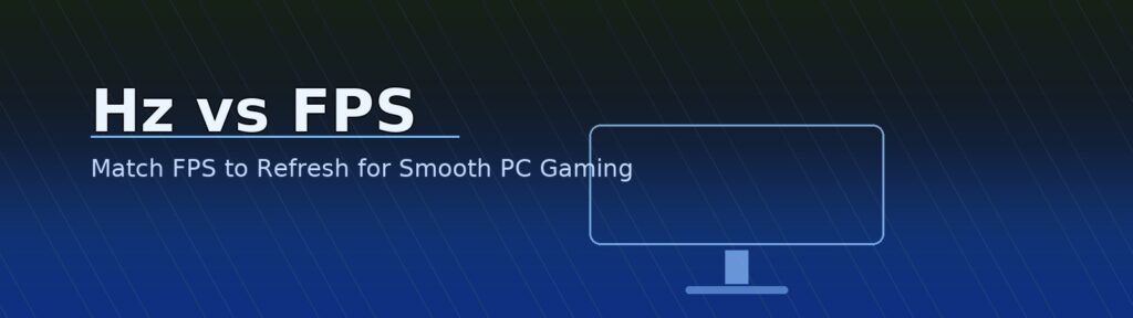 Hz vs FPS explained with setup tips for VRR, V-Sync and FPS caps.